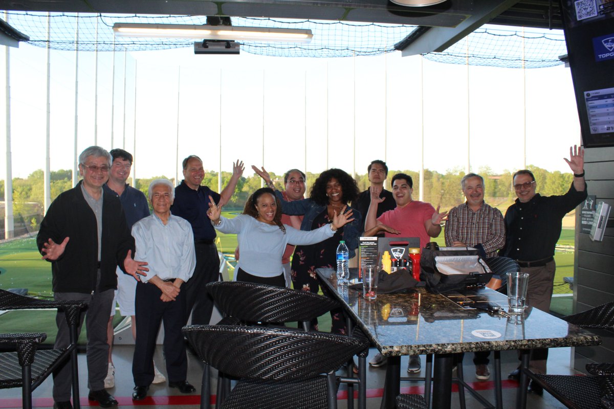 thegesinc's tweet photo. What better way to begin enjoying this beautiful weather than showing off your golf skills! GES hosted a Top Golf event where employees were able to eat, drink and play fun games in a great and social environment! https://t.co/UQJxRETIYe
