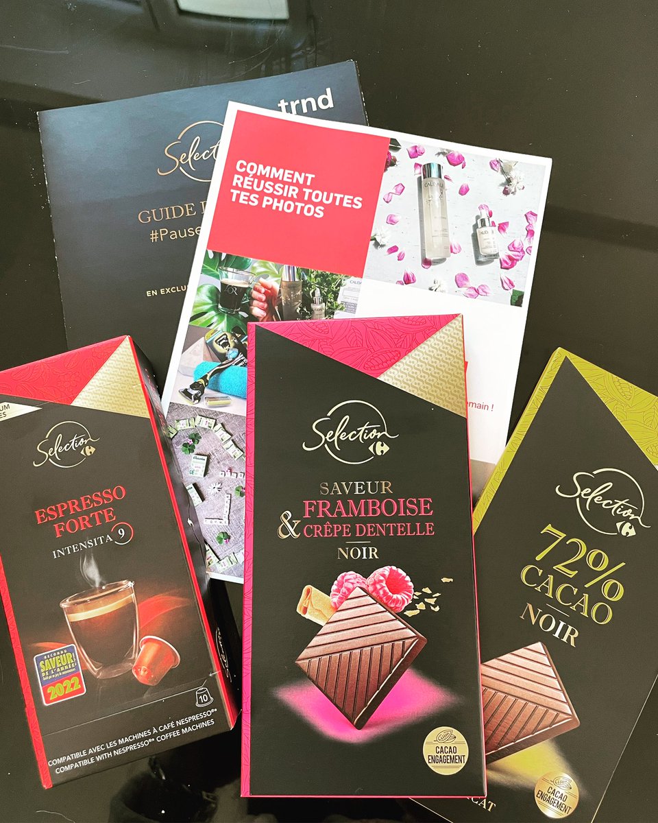 Luudy8's tweet photo. Petite pause ☕️🍫
Merci à trnd de m’avoir sélectionné pour tester le café de la marque Carrefour Sélection, qui m’a bien étonné car il est très bon . Et j’ai pu aussi essayer deux tablettes de chocolat qui sont délicieux.
#PausedException
#NotreSelectiondException
Carrefour https://t.co/Hqmpxg2y2V