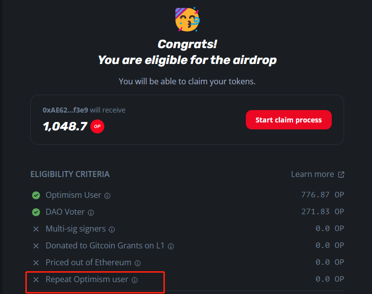 <a href="/VelodromeFi/">Velodrome</a>  将于6月2日启动并向 <a href="/optimismPBC/">(Deprecated) Optimism ✨🔴✨</a> 用户空投总计7200万枚 $VELO 代币，

空投标准为获得 $OP 空投资格中的 Repeat Optimism Users 的钱包地址，共计19174地址，每个地址将获得3755枚空投代币。
docs.velodrome.finance/tokenomics