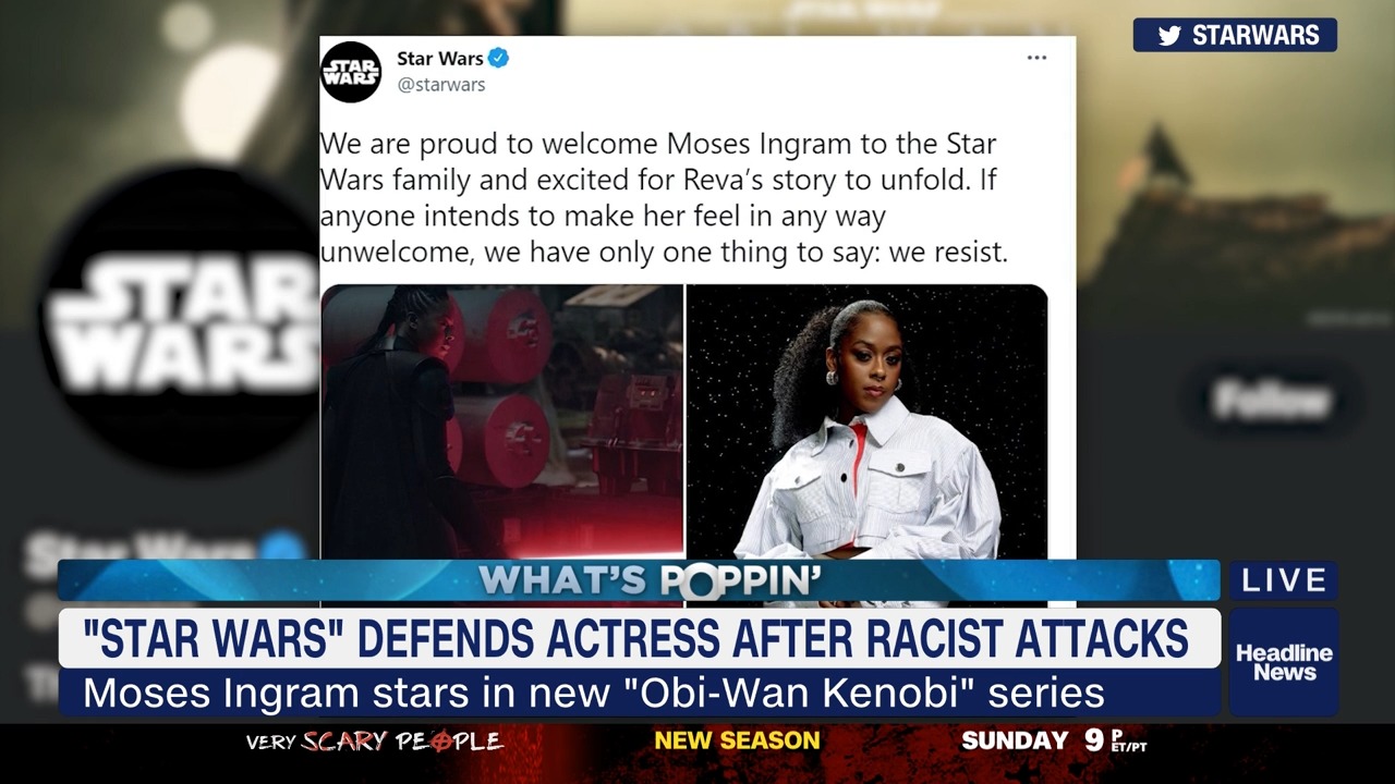 Moses Ingram: 'Star Wars' calls out racist attacks