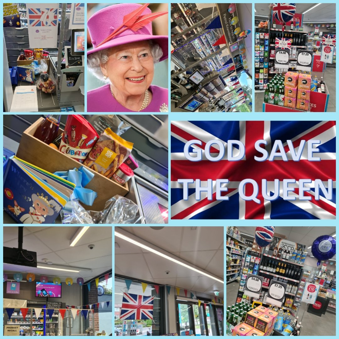 Ready for the queen's jubilee at Petrol Knaresborough, so far raising £200 in store with our raffle and guess the  Queens Guard 🍓🥂👑🇬🇧👸
<a href="/coopuk/">Co-op</a> <a href="/joeclarke1179/">Joe Clarke</a> <a href="/Mcalvert2016/">Michael Calvert</a> <a href="/mazieblake12345/">Richard Wilkinson</a>