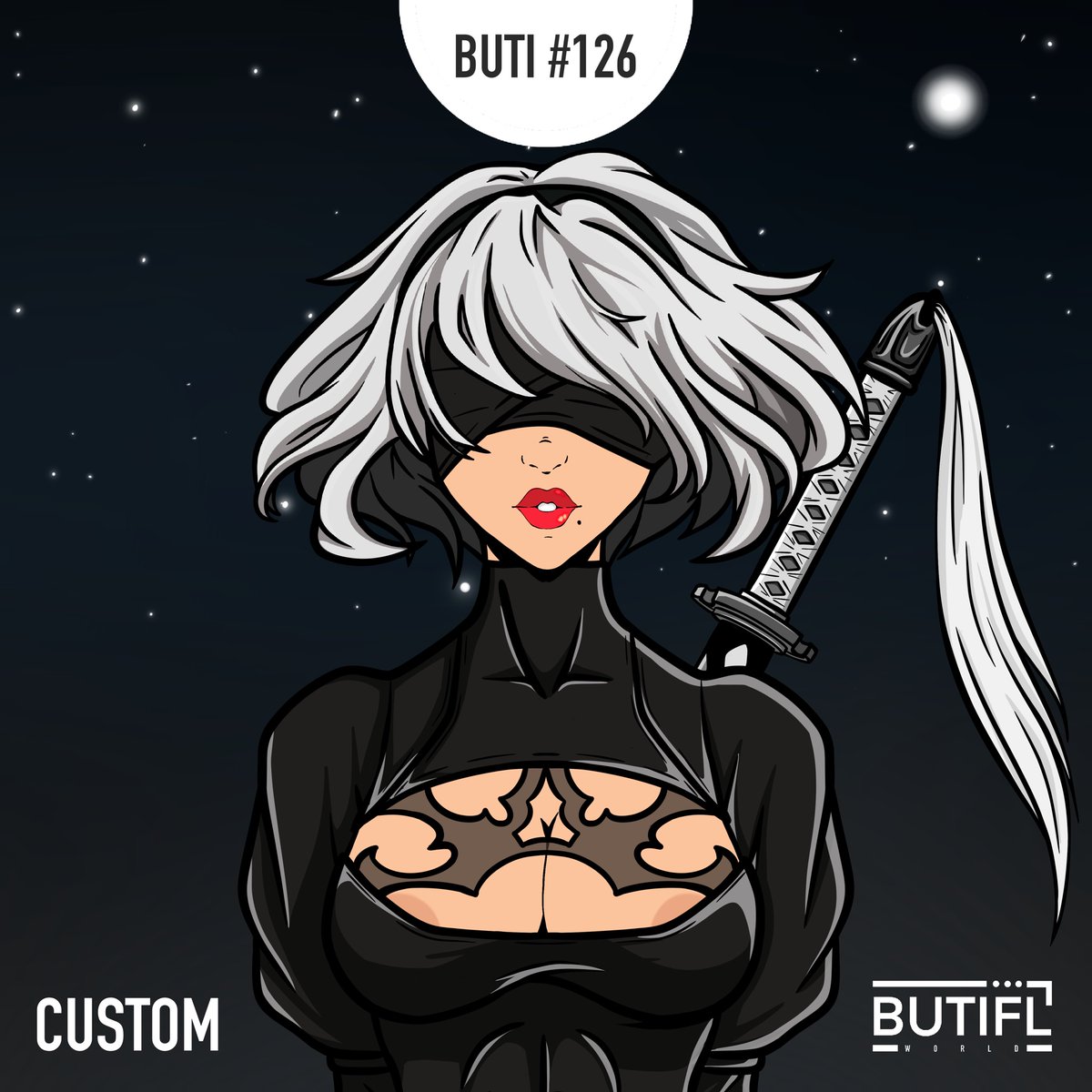 Guys! Custom BUTI #126 has been sold to a wonderful buyer! Thank you so much @stealtheos! 🙏

Still more available so get yours now!
•
•
•
#nft #nfts #nftcommunity #nftdrop #2B #nftcollectibles #nftgiveaway #waifus #BUTIFL
