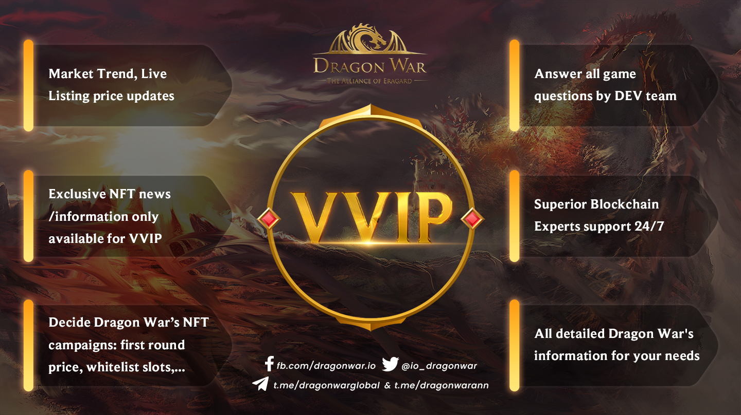 Dragon War Official | F2P Version is live on Twitter: "🔊DRAGON WAR INVITES  YOU TO THE VVIP ROOM 😆Be the one who got the latest news, be a VVIP 😉Read  the exclusive