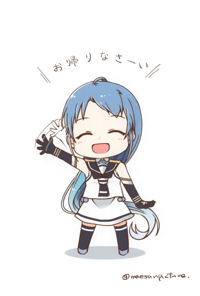 お出迎え五月雨ちゃん 