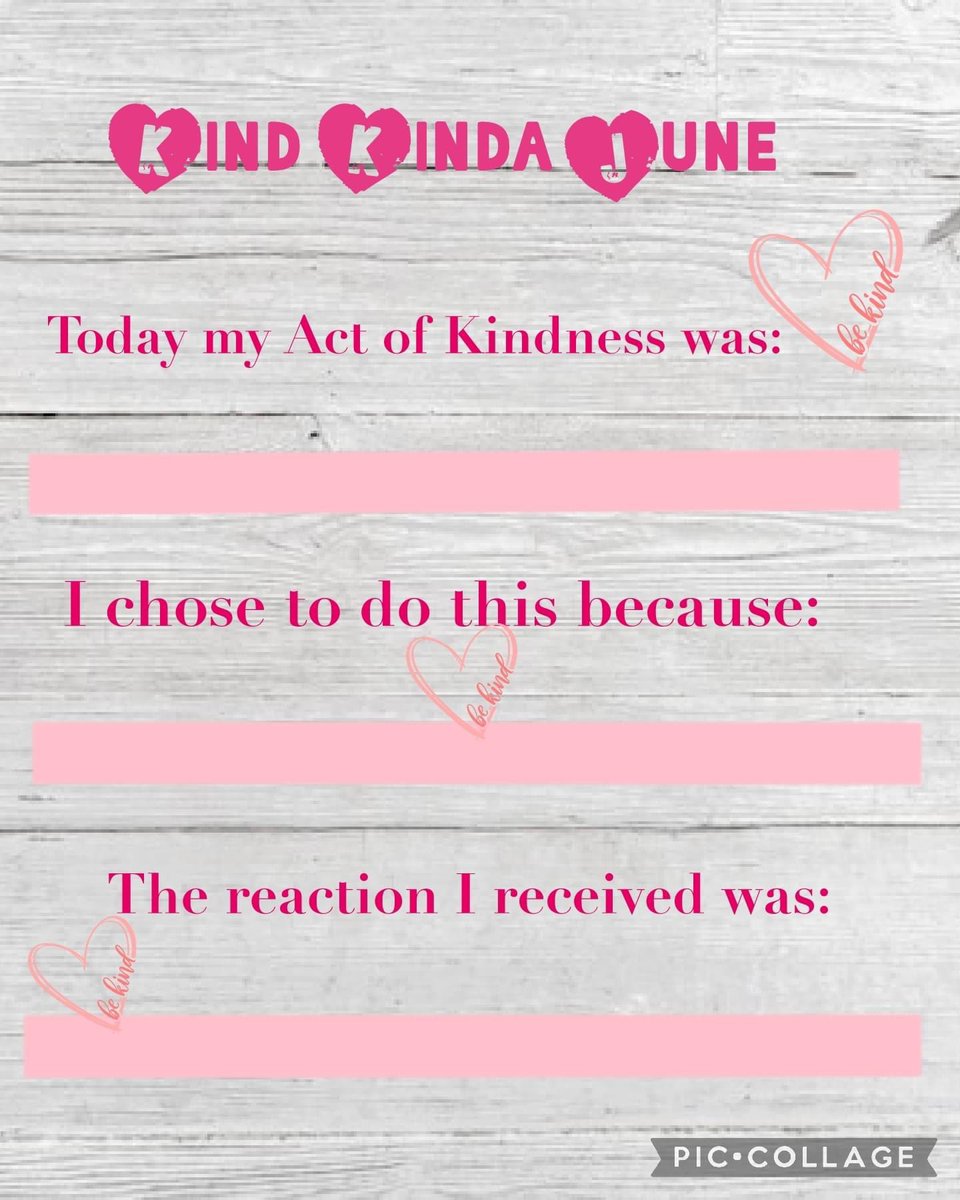 It’s the first day of our #kindkindaJune challenge! How many acts of kindness can you do this month? Everyone needs a smile 🙂 <a href="/MyPeakChallenge/">My Peak Challenge</a> #bekind #kindness #aokpeakers