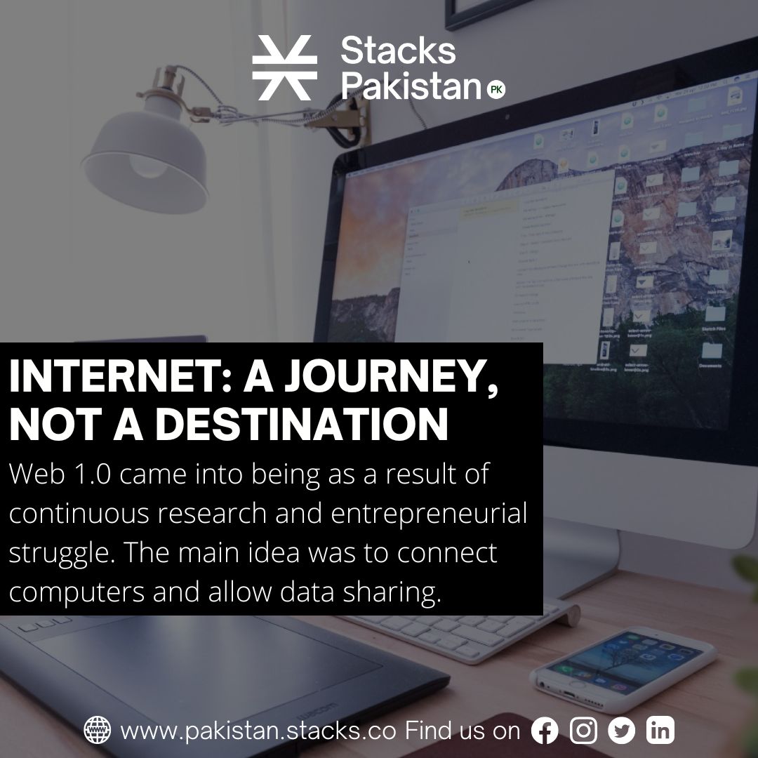 StacksPakistan's tweet photo. Web 1.0 came into being as a result of continuous research and entrepreneurial struggle. The main idea was to connect computers and allow data sharing.
#StacksPakistan #OwnYourInternet #StacksBlogs https://t.co/LMa2jgmVcN