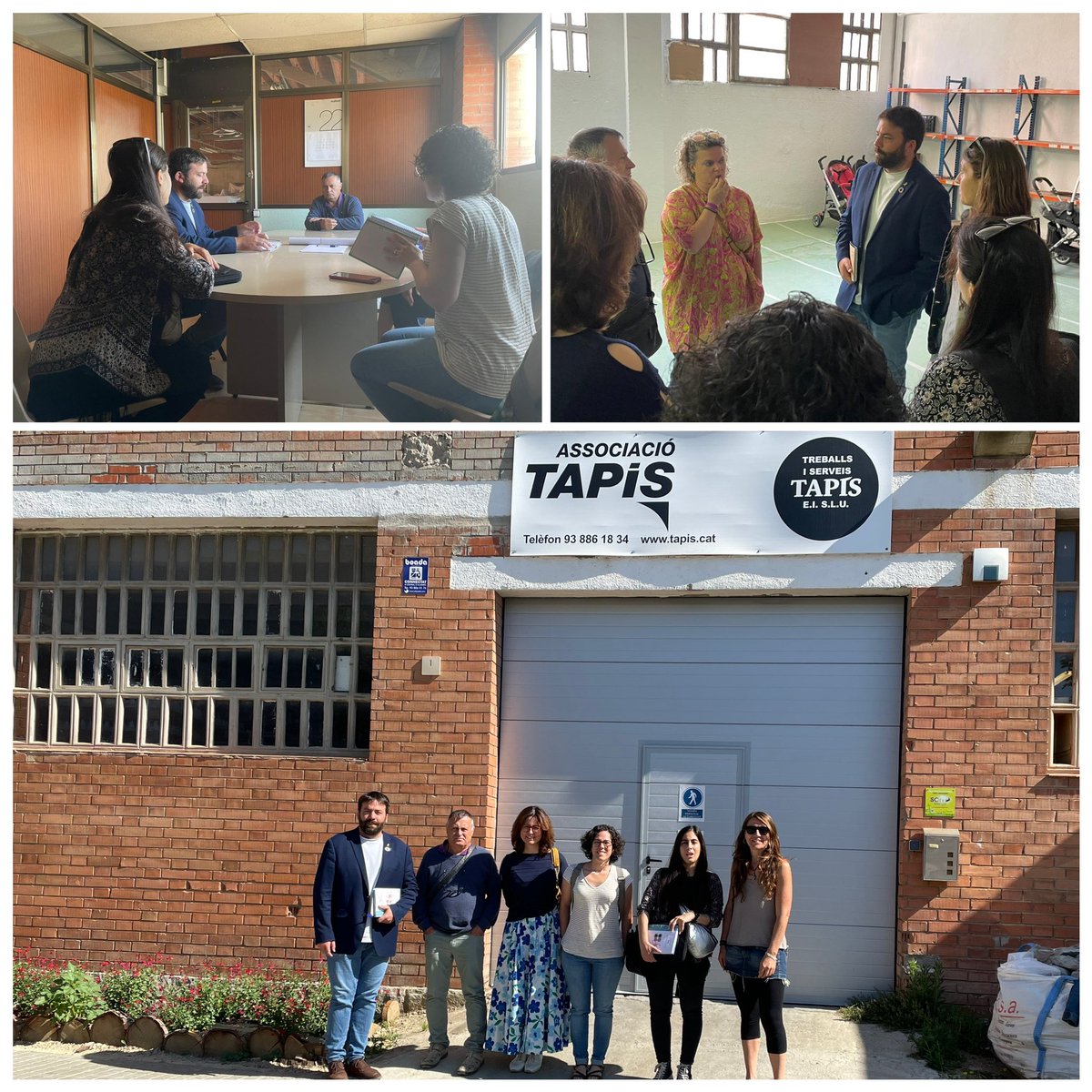 isaacperaire's tweet image. Content de la visita a @AssociacioTapis #Vic. Conèixer l’activitat, els projectes de futur (i no pocs, i no poc interessants i ambiciosos) en un sector clau. “Tapís”, per cert, que és una de les associacions signants del #PacteperlaModaCircular presentat ahir. #seguim @residuscat