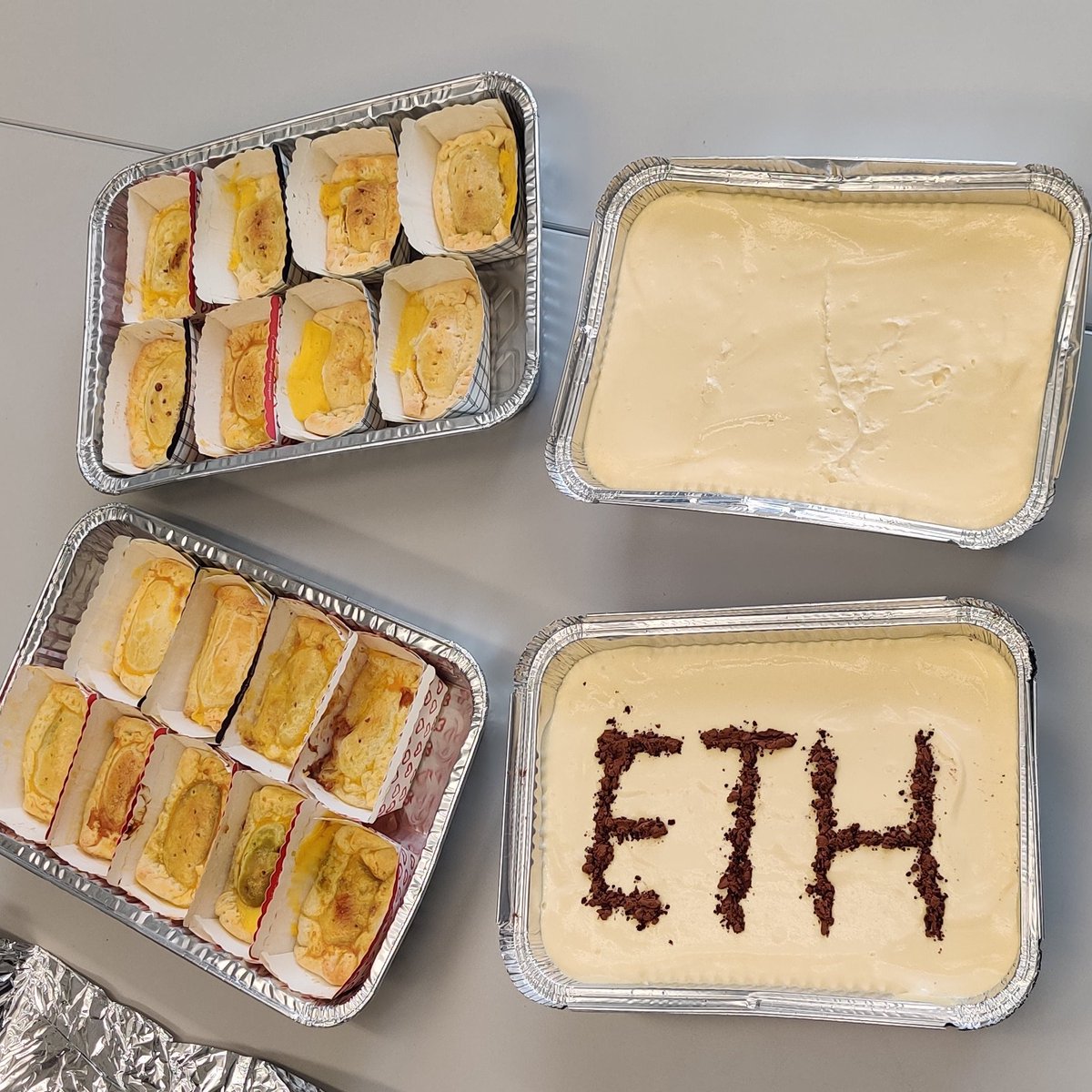 Had a little farewell party today at #udg <a href="/ETH_physics/">ETH Physics</a> - thank you Simone for the nice pastry and #tiramisu! We will miss you and wish you lots of success in your new role!