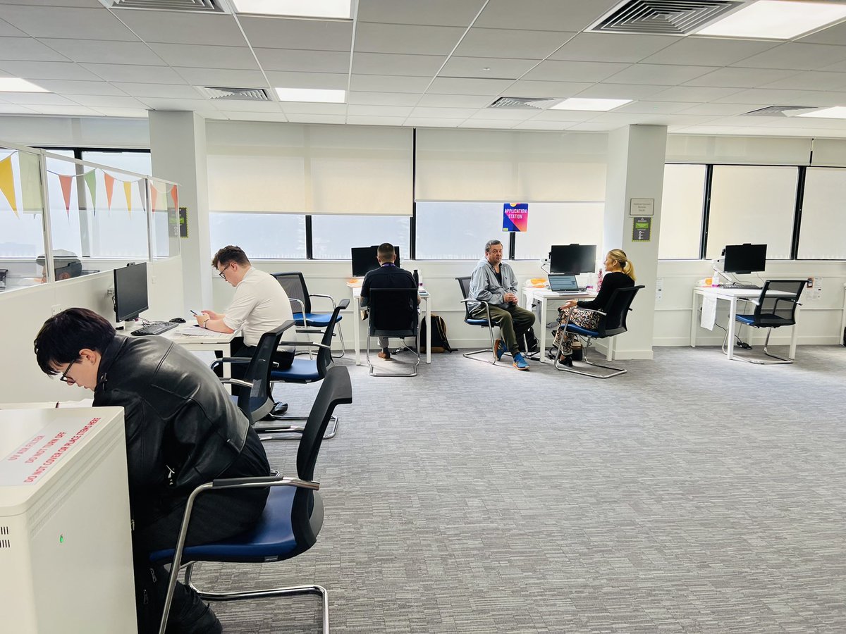 PChiverton's tweet photo. Come on down to #Southampton #Jobcentre for our JOB-ILEE Recruitment event today with lots of employers &amp; jobs, Providers #Jets #Restart #WHP #SWAPs all onsite also helping the harder to help customers come on down to secure your job offer @PreetaRamachan2 @CassieSalter @MarkPeck https://t.co/pxJTfM7OyN