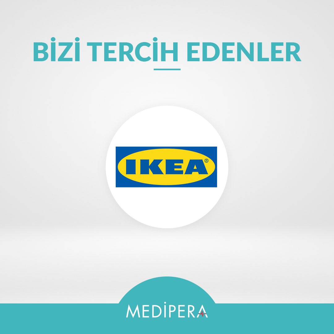 mediperacom's tweet photo. IKEA da Medipera’yı tercih etti. Sizlere hizmet vermek bizim için gurur, teşekkür ederiz IKEA!
#bizitercihedenler #bizitercihettiğiniziçinteşekkürederiz #medipera https://t.co/IvCGVGXInk