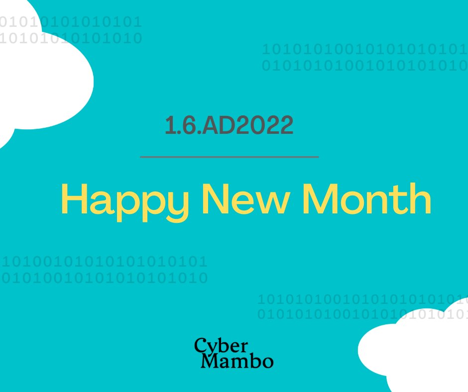 Happy new month!
