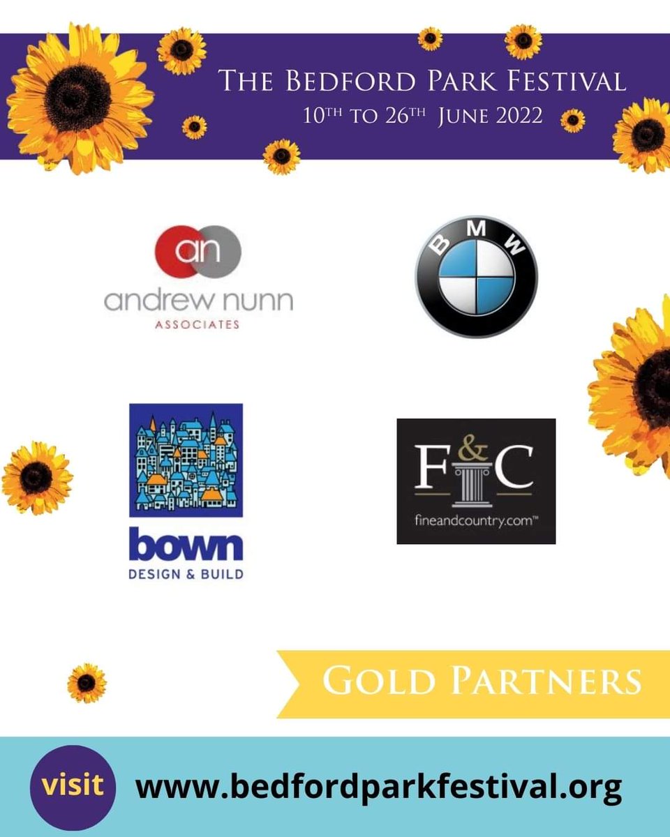 BedfordParkFest's tweet photo. Today we send our thanks & appreciation to Gold Partners @nunn_associates #BownDesignandBuild @BerryBMW and @FineandCountry #Chiswick sponsoring activities at #GreenDays and throughout our Festival #BPF2022
Read more about our Festival Partners and sponsors on our website! https://t.co/h6yV1jIChd