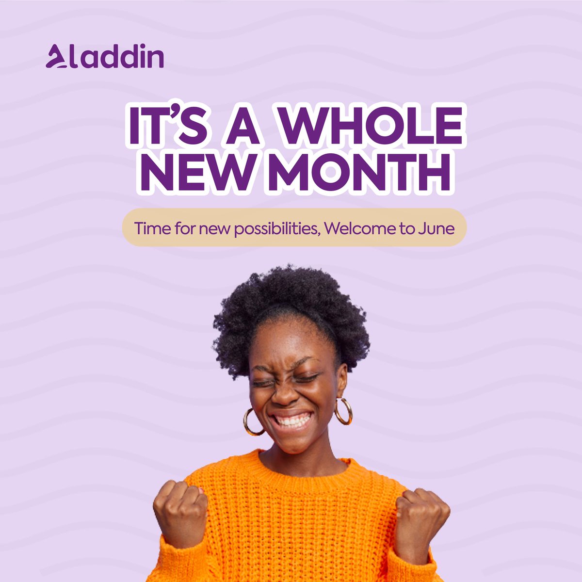 aladdindigital_'s tweet photo. It’s a New Month of Laughter and Joy, May You Never Have A Reason Not to Celebrate This Month.
Happy new month from all of us at Aladdin .
#AladdinBank #BankDifferently https://t.co/ZQPSLsE5lS