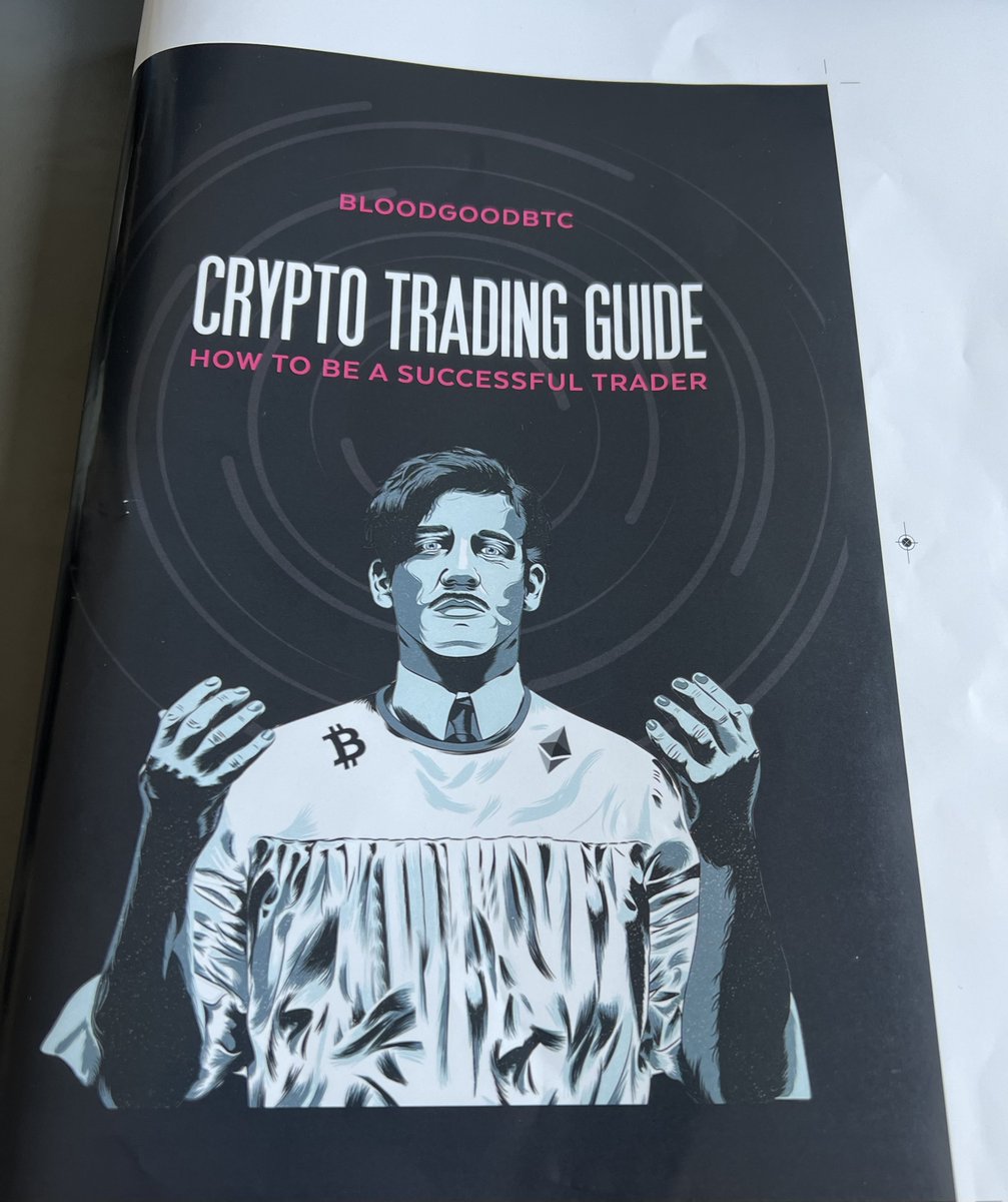Crypto Trading Book update 💯 Doing final checks before I print an actual  Book. Book includes - Crypto fundamentals - Chart examples - Orderbook  strategies - Trading Psychology & more I will