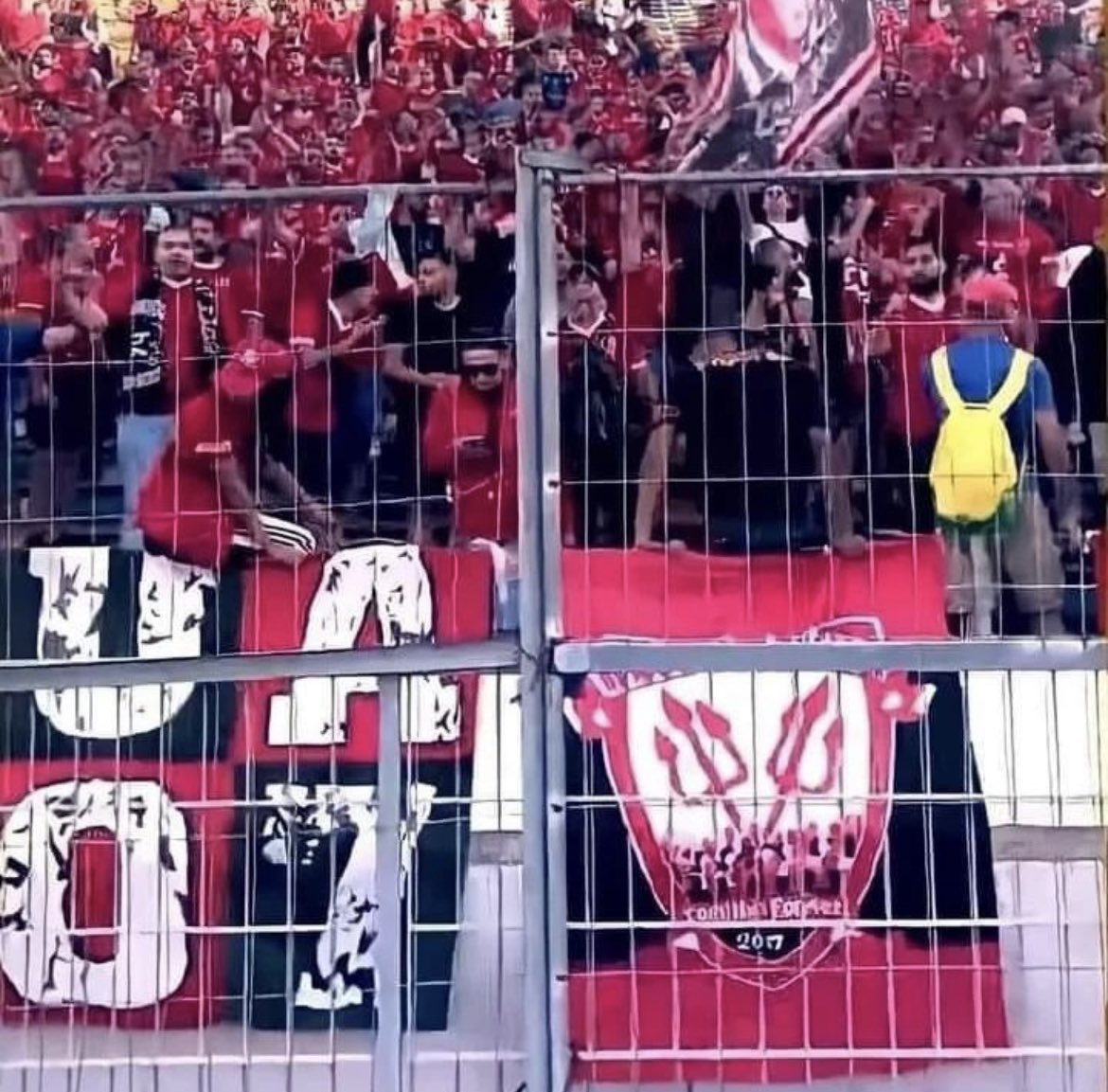 basemezzat74's tweet photo. Ultras Ahlawy 2007 On Tour ✈️🦅 Will Never Die ♾️ https://t.co/a6HCLnD4D6