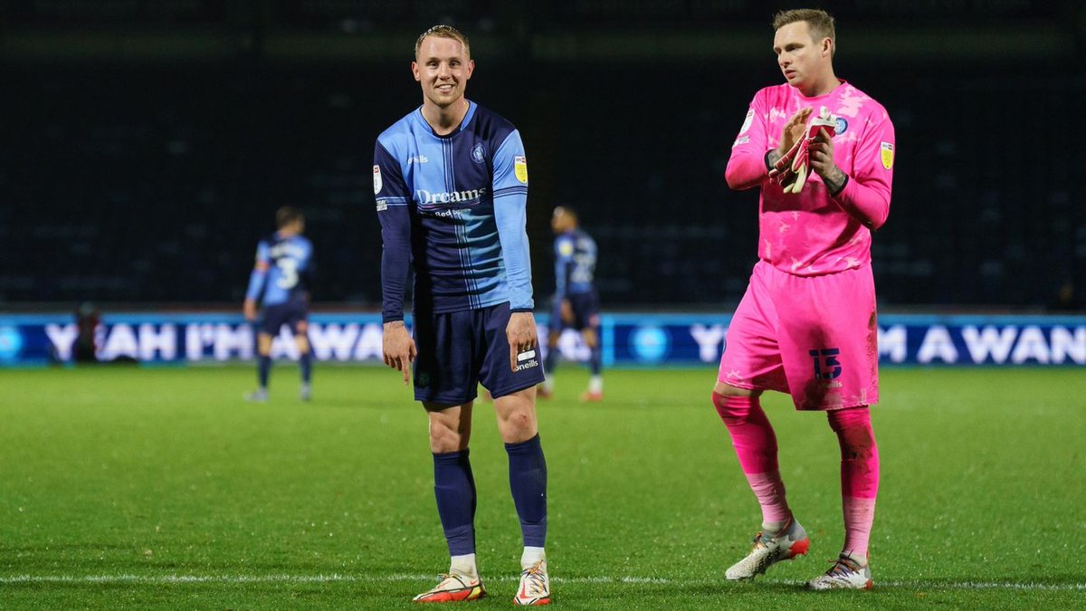 ChairboysLGBT's tweet photo. Happy #PrideMonth everyone! Here's @joe_jacobson, @JackGrimmer and @stockogk1313 showing their support during the club's Rainbow Laces game earlier in the season 🌈 https://t.co/QbarChyjjo