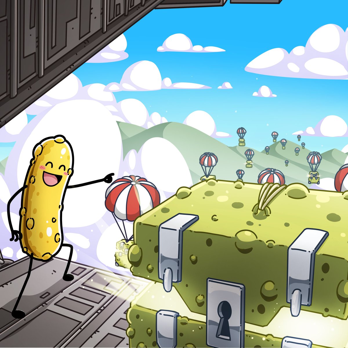 🪂🚨 MASSIVE AIRDROP 🚨🪂

We are going to send 5000 fucking AIRDROPS! 
Completely GASLESS, this airdrop can have an IMMENSE value and you will need it. 🥒
Everybody can participate! 🔥

Registration: premint.xyz/MyFuckingPickl…

👉 We'll pick 100 extra winners in the RTs 👈