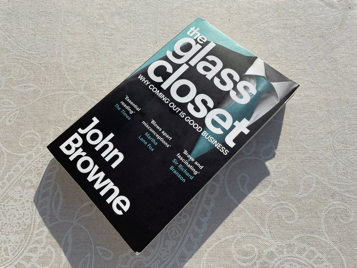 As #pridemonth2022 kicks off, I’m enjoying the latest <a href="/HanburyStrategy/">Hanbury Strategy</a> book club read, ‘The Glass Closet’ from Lord John Browne. Thanks <a href="/GraceH_Eden/">Grace Hanson-Eden</a>