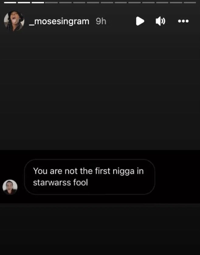 OKremote1's tweet photo. @MattNix92055274 @GeekZoneGZ @starwars This one is racist in my opinion. I don't think we can be sure about the amount of dm's she got. The fact that she threw her race card around and might as well be a 'diversity hire' is still no reason to act like shit https://t.co/GOb09mcr2N