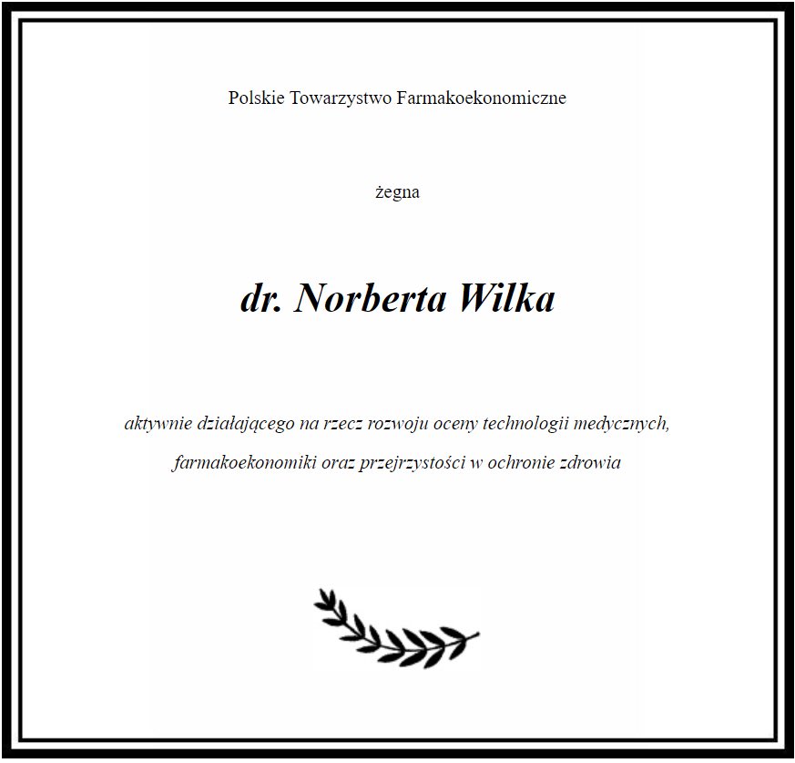 Polskie Towarzystwo Farmakoekonomiczne (@towarzystwoptfe) on Twitter photo 