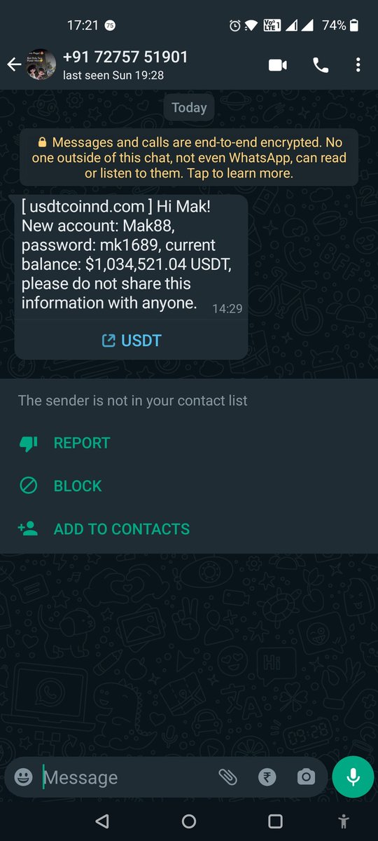 ishanchawla_'s tweet photo. @ved_a Seems like a bulk campaign, I also got it today. I am also not greeb now, Cheers @ved_a https://t.co/h3xZWOj8ss