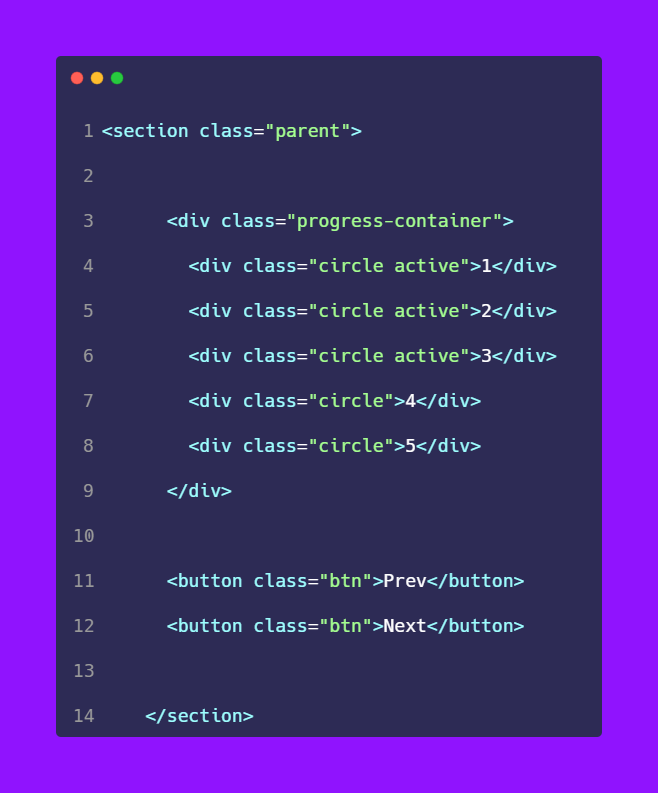 Ajay Yadav 🇮🇳 on Twitter: "◩ This is the HTML Code for this design, there are 3 child elements are kept inside the container. ◩ 2 buttons and 1 progress container. https://t.co/UIUVbrBEBG" / Twitter Ajay Yadav 🇮🇳 on Twitter: "◩ This is the HTML Code for this design, there are 3 child elements are kept inside the container. ◩ 2 buttons and 1 progress container. https://t.co/UIUVbrBEBG" / Twitter