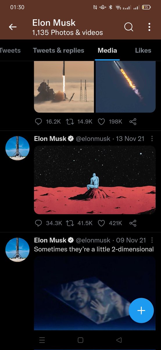 cahill_kev's tweet photo. @elonmusk tweeted the below picture on Nov 13th 2021. Right at the beginning of the current bear market. Since this date BTC has been in a consistent downtrend (see attached chart Nov 13th). The picture shows a man on a planet with his back facing us. https://t.co/INnCzbNocj