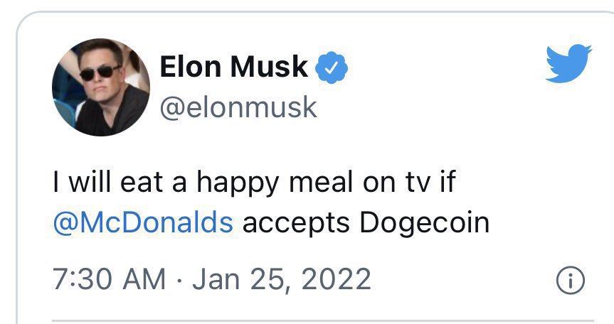 RT if you want @McDonalds to accept $DOGE 👏