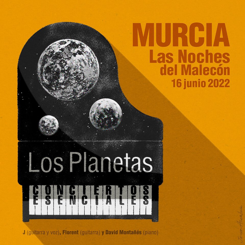 Los planetas concierto esencial en Murcia, Noches del Malecón. 👉 16 junio 🎟 …snochesdelmalecon.compralaentrada.com/eventos/4490/4…
