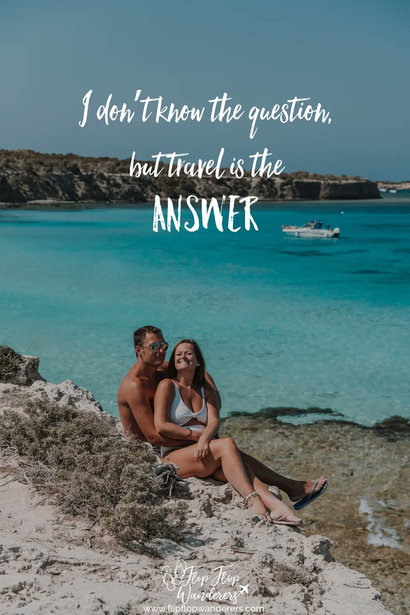 Flipflopwander's tweet photo. Travel is the answer to everything!😬

#travelquote #quote #travelistheanswer https://t.co/OtkFMIXG5m