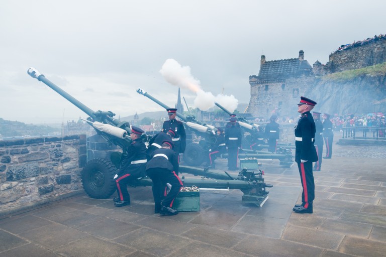 To mark Her Majesty The Queen's #PlatinumJubilee, there will be a gun salute at the castle at 12pm tomorrow.