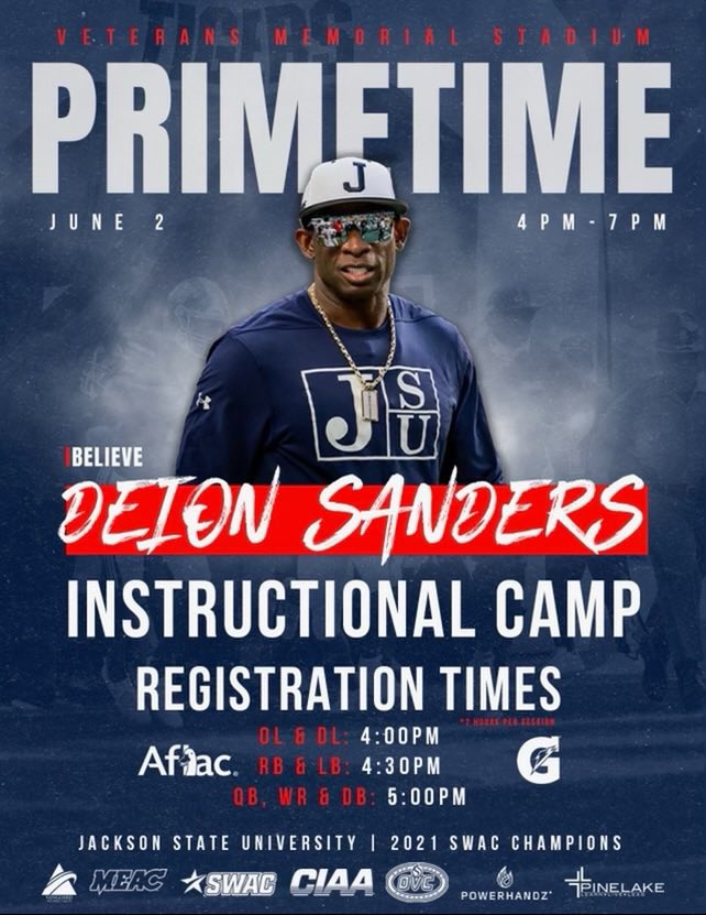 POWERHANDZ1's tweet photo. #POWERHANDZ is proud to both empower and support young athletes with @deionsanders at his upcoming football camp at @JacksonStateU !🙏🙏

We cannot wait to see the improvements that this event brings!🔥

#powerhandz #powerfit #science #technology #sports #football #footballcamp https://t.co/dp953lKcBE