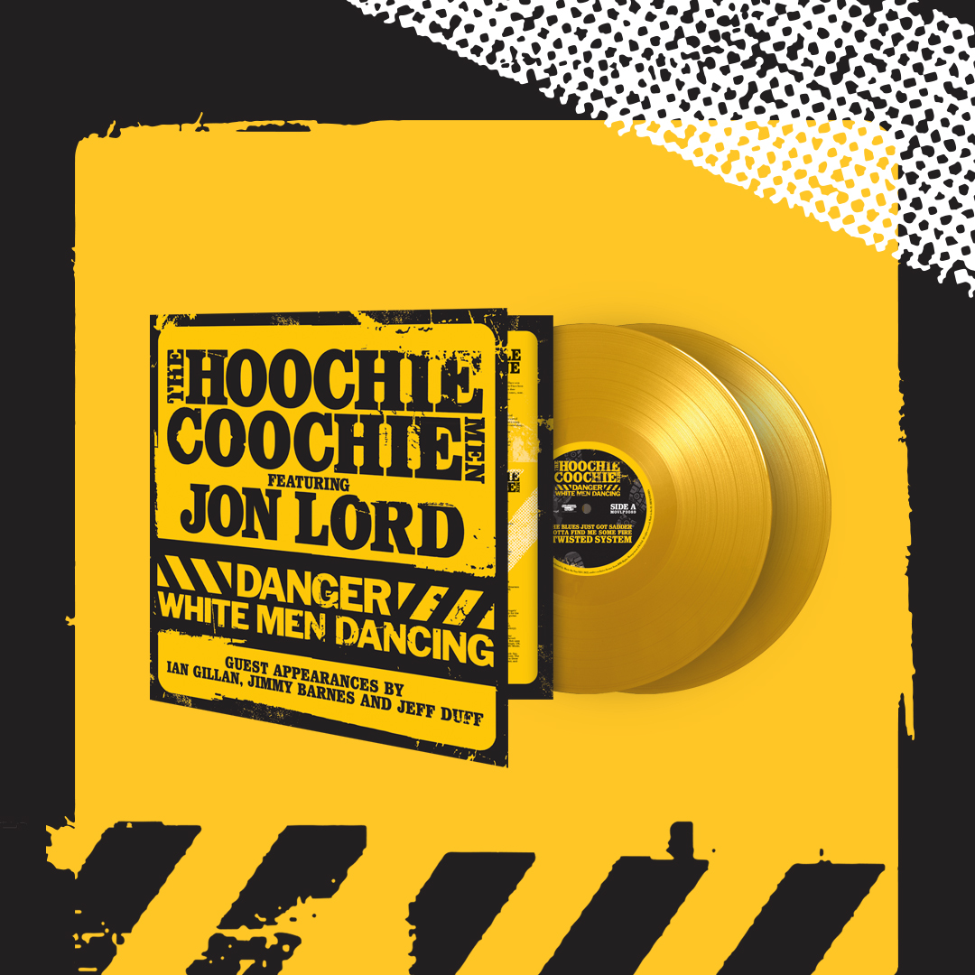 Ready for a new release? The Hoochie Coochie Men released their second studio album 'Danger: White Men Dancing' back in 2007. Take a look at those band members.. The album is available on yellow coloured vinyl and is set to be in stores on July 1st!