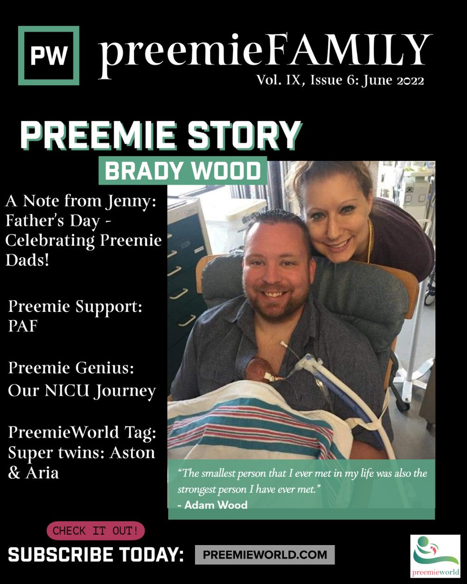 PreemieBall's tweet photo. FRESH:  Father's Day 2022, June edition of preemieFAMILY is now available to our subscribers!
- https://t.co/XP3o6V5Y22

#preemieworld #preemieFAMILY #fathersday #preemiedad #nicu #support https://t.co/2WxKyQVUq0
