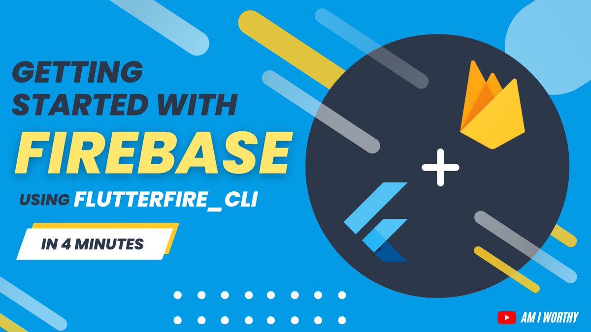 web_flutter's tweet image. Get Started With Firebase In 4 Minutes Using FlutterFire CLI | Updated 2022
📹Video - bit.ly/3zf8ED1
For all platforms i.e. Android, IOS, Web, MacOS in Just 4minutes.
#flutter @FlutterDev @FlutterComm #flutterdev #UI #uiuxdesign @Firebase #firebase @FlutterFireDev