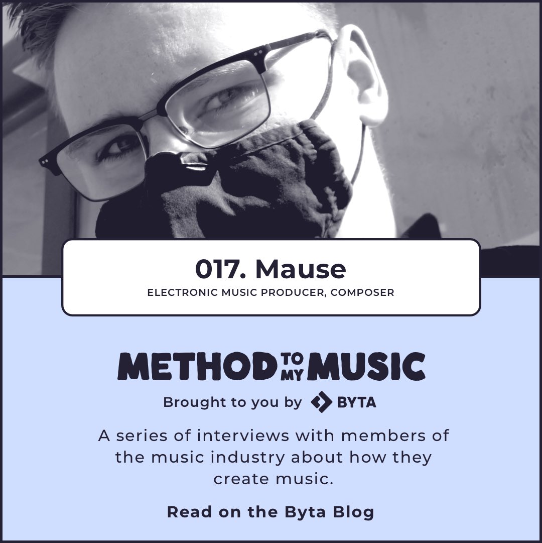 BytaLtd's tweet photo. Dig into the creative process of producer, composer and artist @mausebrighton in the latest #MethodToMyMusic! 🎵🎛

“A lot of what I do is based on rhythm, I often start with a break or a drum machine, then use that as a skeleton to build”

Read interview: https://t.co/asp4oub4ST https://t.co/gkQuNxGxtc