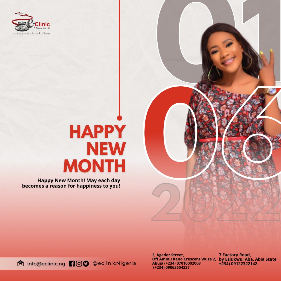 eclinicNigeria's tweet photo. Happy New Month 😍😍😍😍
.
 #eclinicAba #eclinicanddiagnostic #eclinicnigeria #hospital #nigeria #clinic #HappyNewMonth https://t.co/YMqiRVTic6