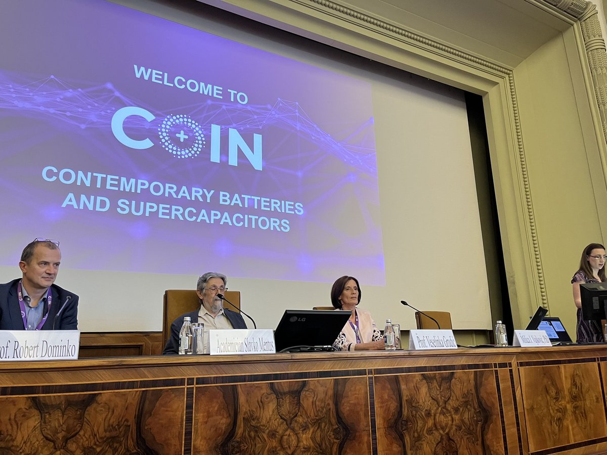 nagore_o's tweet photo. Great pleasure to be here in Belgrade for COIN2022. Thank you very much for the invitation. Great  two days ahead on contemporary batteries and supercapacitors. https://t.co/hsCdtKkZHd