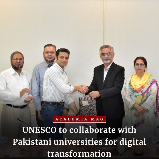 academiamag's tweet photo. UNESCO-ICHEI to collaborate with Pakistani universities for digital transformation.
🔗https://t.co/FGRfmbtxyb
#Academia|News #AcademiaMag #ICHEI https://t.co/j7iR8l5Dtw