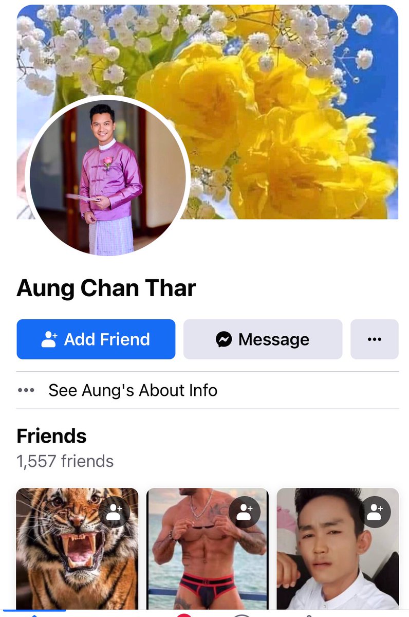 လူလိမ် Aung Chan Tharအကောင့်က facebook messenger မှာDaddy sexပုံတွေနဲ့ သားတို့ကိုပြလိမ့်မယ် သားတို့ရဲ့sexပုံလဲပြန်တောင်းမှာ အဲဒီခါကျ သားတို့က ပြန်မပို့နဲ့နော် သားတို့အလိမ်ခံရလိမ့်မယ် အရင်ဆုံးသူ့ကိုvideo callနဲ့မျက်နှာပြခိုင်းလိုက်ကြကွာ...👌🏻👌🏻👌🏻