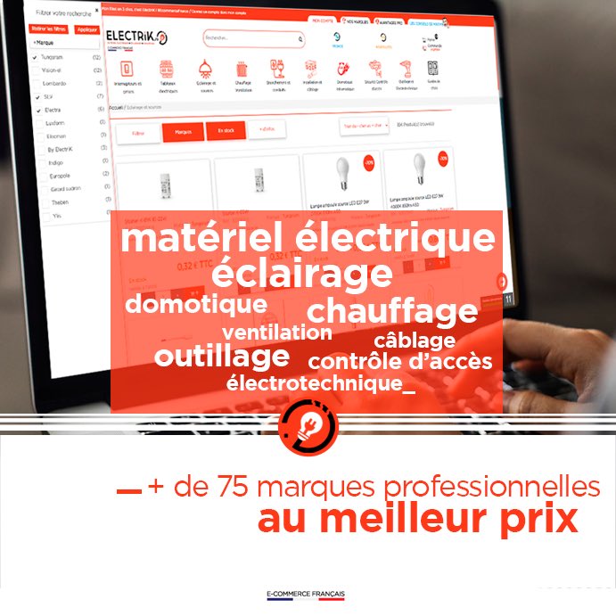 ElectrikFr's tweet photo. 📣 #nouveau ! + pratique, + complet, + clair et toujours au meilleur prix:
▶️Découvrez le nouvel https://t.co/42cU8NulPG 
🔴Pour fêter cela, la livraison est offerte jusqu'au 21 juin ! Profitez-en !
 #materielélectrique  #éclairage , #chauffage
stock important, livraisons rapides https://t.co/b3Z6TBao3o