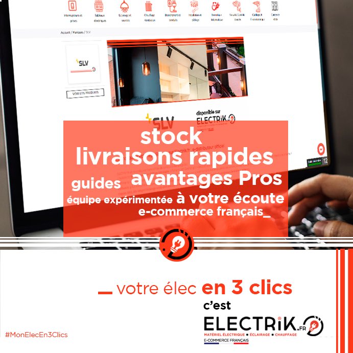 ElectrikFr's tweet photo. 📣 #nouveau ! + pratique, + complet, + clair et toujours au meilleur prix:
▶️Découvrez le nouvel https://t.co/42cU8NulPG 
🔴Pour fêter cela, la livraison est offerte jusqu'au 21 juin ! Profitez-en !
 #materielélectrique  #éclairage , #chauffage
stock important, livraisons rapides https://t.co/b3Z6TBao3o