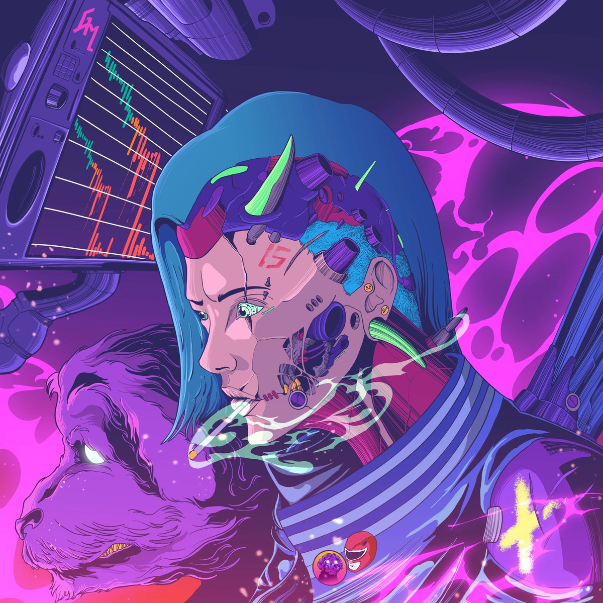 🤖 New Drop 🤖

a work that I made for the <a href="/avril15NFT/">avril15 is probably a cult, right?</a> contest called "Terminator", glad to be able to take part in this event..thank you Avril for giving opportunities to many artists.
registered at <a href="/foundation/">Foundation 🌐</a> 

#nftcommunity #nftdrop #OGCollective #Avril15fanart