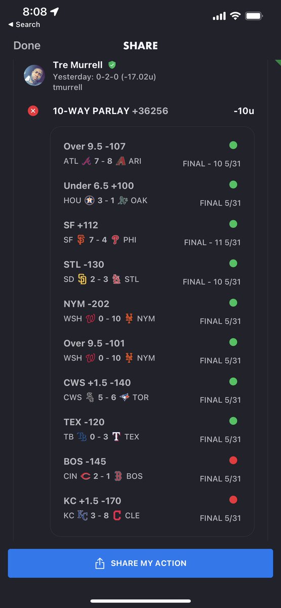 tredk3ball's tweet photo. Pain.. @ActionNetMLB https://t.co/bCtQdO7CDn