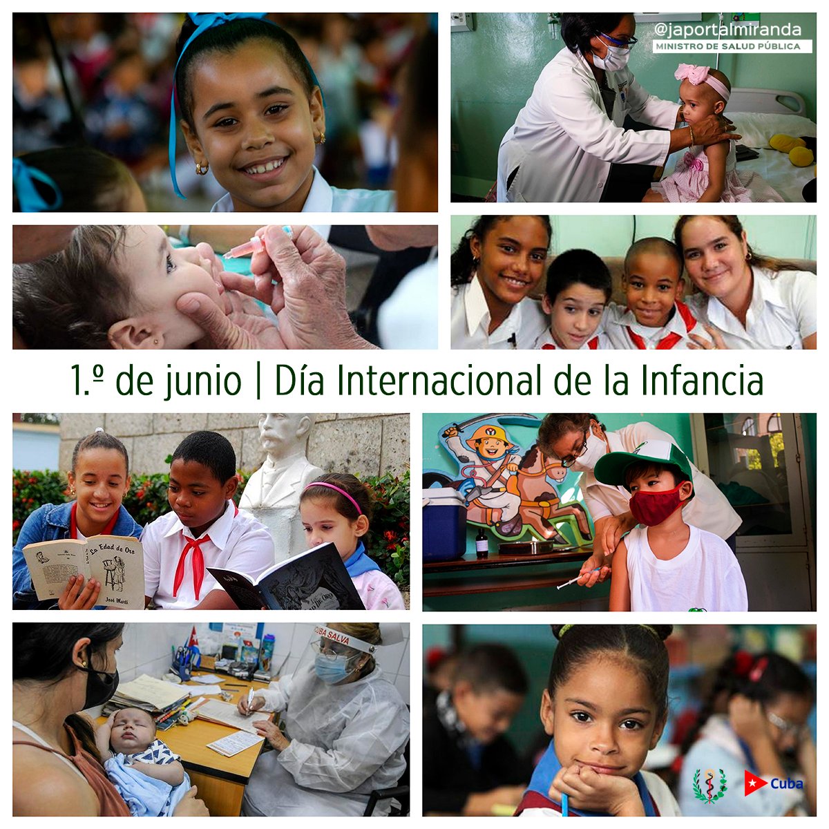 "... ¡Venga mi caballero
Por esta senda!
¡Éntrese mi tirano
Por esta cueva!
¡Déjeme que la vida
A él, a él le ofrezca!
Para un príncipe enano
Se hace esta fiesta."

#InfanciaFeliz #CubaPorLaVida @theseecker94 <a href="/avitier/">Pepito Perez</a> <a href="/UNICEFCuba/">UNICEF Cuba</a> <a href="/MincinCuba/">Comercio Cuba</a> <a href="/PresidenciaCuba/">Presidencia Cuba 🇨🇺</a> <a href="/OSDE_GI/">OSDE GI</a>
