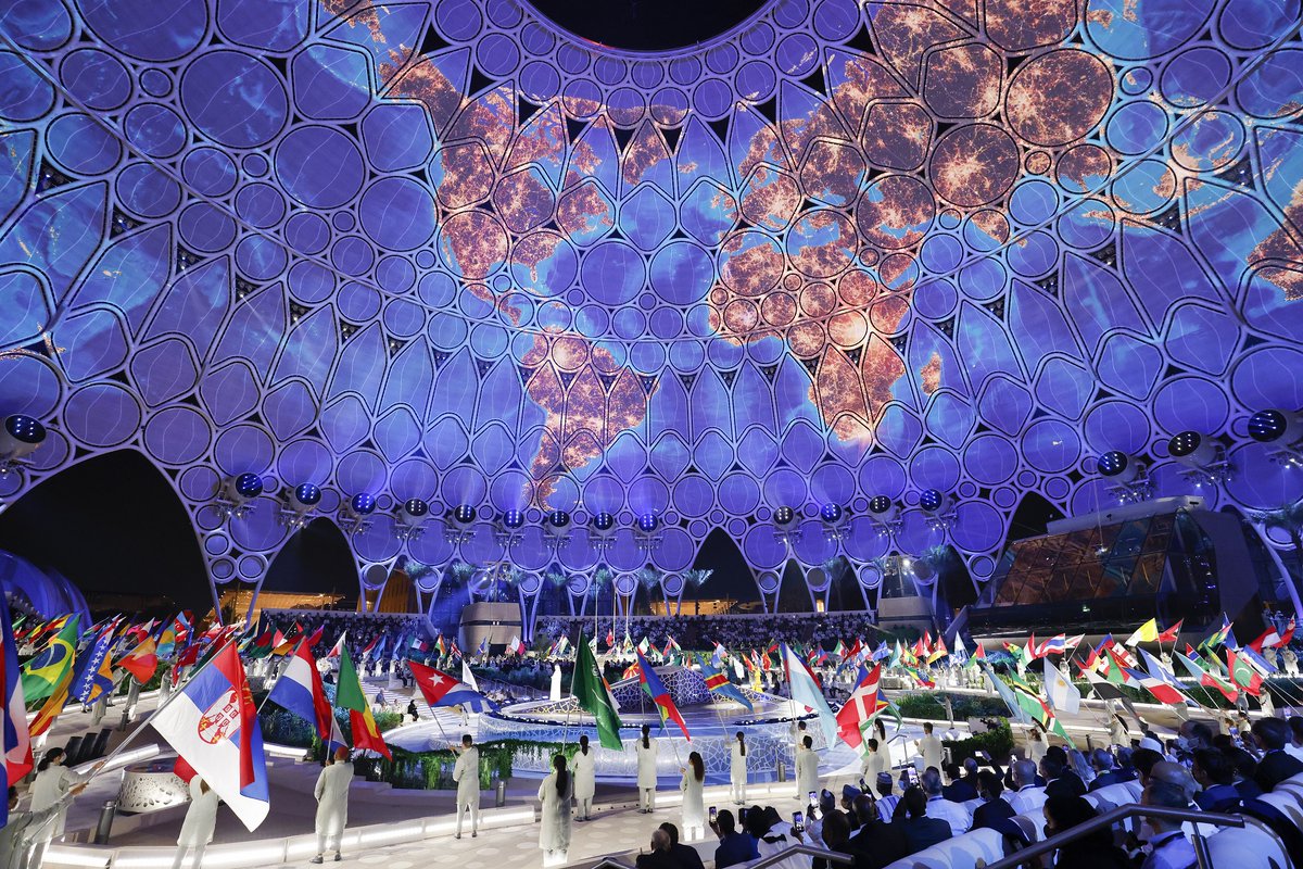 arabnews's tweet image. #MEDIAMATTERS: @Expo2020Dubai’s opening ceremony bags 29 awards at the Global @TellyAwards: arab.news/7jyry