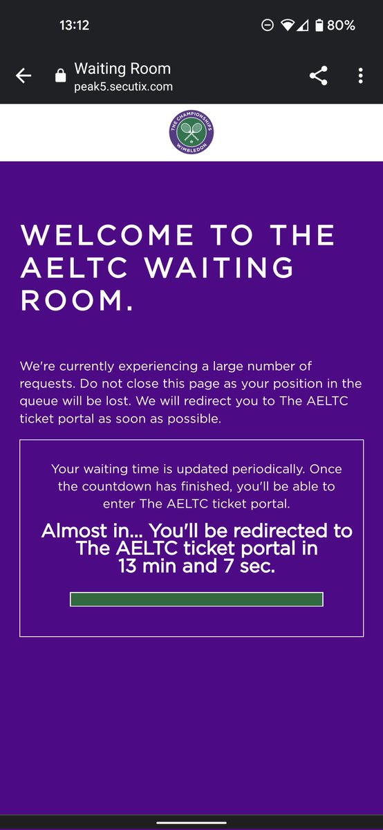 tryrobbo's tweet image. Not a Queue, @wimbledon !?