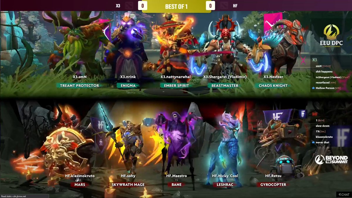 BTSdota's tweet photo. We're live with some #EEUDPC closed qualifier Bo1 matches 👀

📺https://t.co/sWXJCWhk3W
⚔️@nemigagg 🆚 ARCRED
🗣️@T_PandaDota &amp; @hairy_freak

📺https://t.co/pVYqIGXw7W
⚔️ HF 🆚 X3
🗣️️@RobnrollGaming &amp; @Kipspul https://t.co/btt4uUa104
