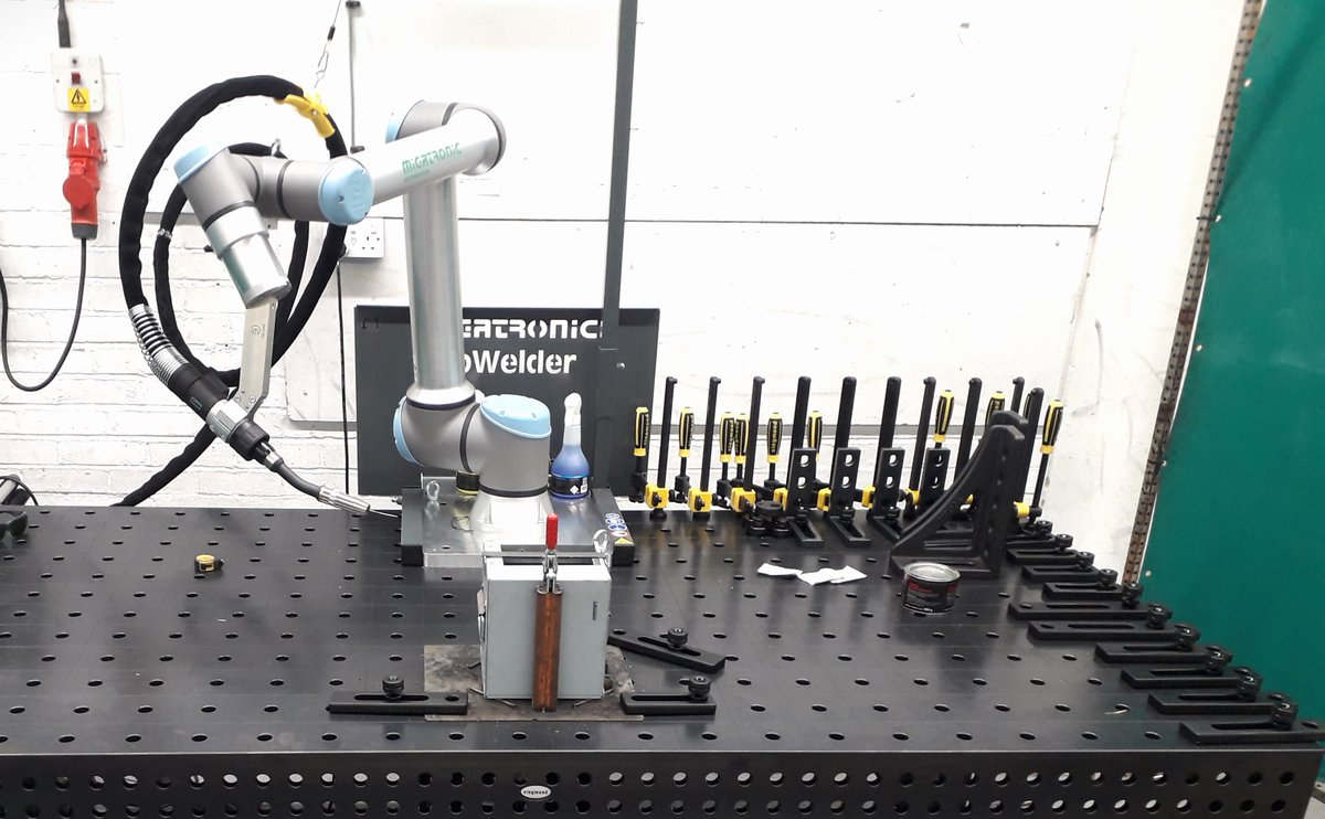 We have invested in further #automation with #Cobot #Welders - top of range #UniversalRobot &amp; welding technology that allows our factory to continue delivering the best capabilities inhouse, supporting very skilled workers with output.
#engineering  #robotics #ukmanufacturing