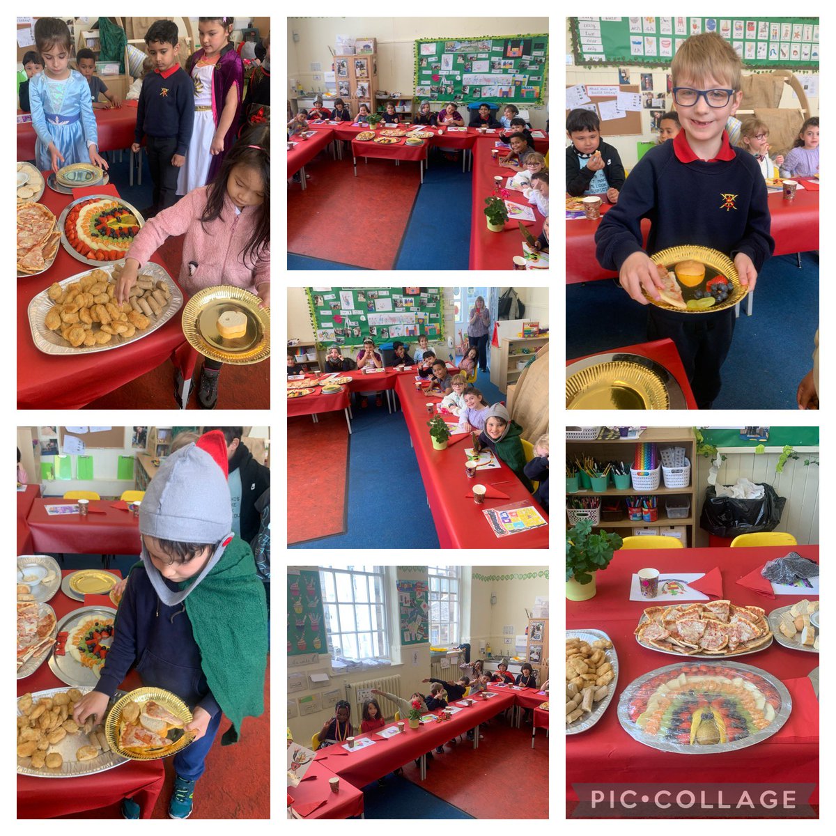 P2 had a blast at our Medieval Banquet and it was topped off by the trumpeting procession on the way into our ‘Castle Dining Hall’! 👑 🎺